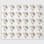 Papier Cadeau grand requin blanc (Plat)