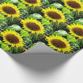 Papier Cadeau Grand tournesol jaune (Coin)