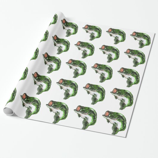Papier Cadeau Grande basse de bouche (Déroulé)