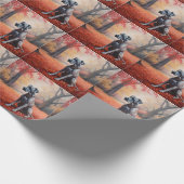 Papier Cadeau Grande Danse en automne Feuilles automne Inspirati (Coin)