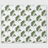 Papier Cadeau Grande grande basse de bouche (Plat)