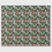 Papier Cadeau Grande pâtisserie de vacances Dane : Noël festif (Plat)