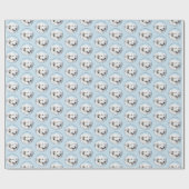 Papier Cadeau Grande peinture pyrénéenne - Art original du chien (Plat)