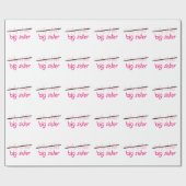 Papier Cadeau Grande soeur (Plat)