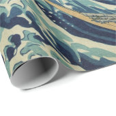 Papier Cadeau Grande vague au large de la côte de Kanagawa par H (Coin rond)