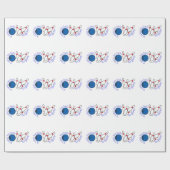 Papier Cadeau Grandes boules de roulement (Plat)