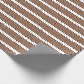 Papier Cadeau Grandes Brown et blanches (Coin)