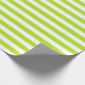 Papier Cadeau Grandes chaux vertes et blanches (Coin)