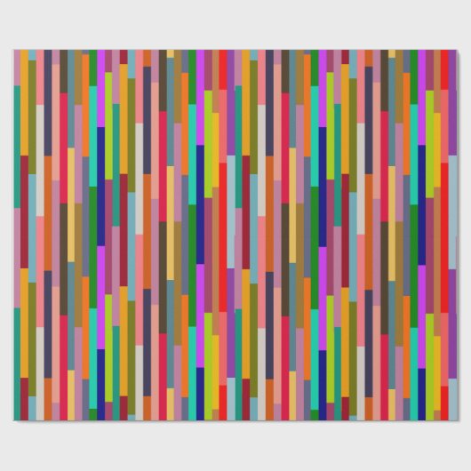 Papier Cadeau Grandes Couleurs Minces (Plat)
