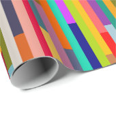 Papier Cadeau Grandes Couleurs Minces (Coin rond)