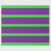 Papier Cadeau Grandes crayons vert et violet (Plat)