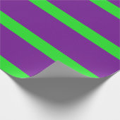 Papier Cadeau Grandes crayons vert et violet (Coin)