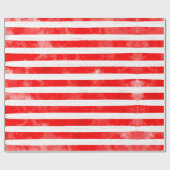 Papier Cadeau Grandes rouges modernes Vacances de Noël simples (Plat)