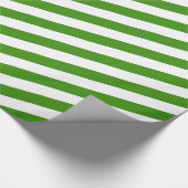 Papier Cadeau Grandes vertes et blanches (Coin)