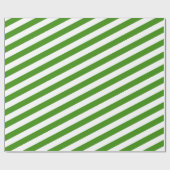 Papier Cadeau Grandes vertes et blanches (Plat)