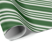 Papier Cadeau Grandes vertes et blanches (Coin rond)