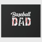 Papier Cadeau Grandfather Quotes | Baseball Dad (Plat)