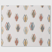 Papier Cadeau Grands diamants triples (Plat)