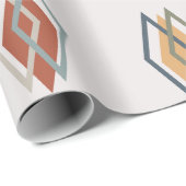 Papier Cadeau Grands diamants triples (Coin rond)