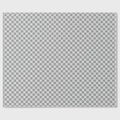 Papier Cadeau Grands rétros points - nuances de gris/de gris (Plat)