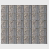 Papier Cadeau grange rustique dentelle mariage campagnard occide (Plat)