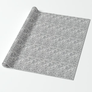 Papier Cadeau Granit gris et blanc