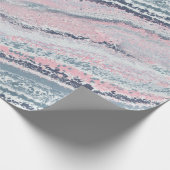 Papier Cadeau Granit rose bleu gris marbre ardoise pierre (Coin)