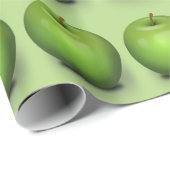 Papier Cadeau Granny Smith (Coin rond)