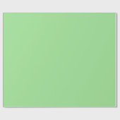 Papier Cadeau Granny Smith Vert clair couleur solide (Plat)