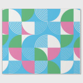 Papier Cadeau Graphic circles seamless pattern. Vintage illustra (Plat)