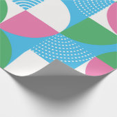 Papier Cadeau Graphic circles seamless pattern. Vintage illustra (Coin)