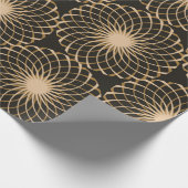 Papier Cadeau graphic floral tracery grid seamless pattern in iv (Coin)