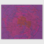 Papier Cadeau Graphique aéronautique (Plat)