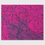 Papier Cadeau Graphique aéronautique (Plat)