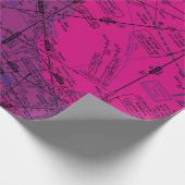 Papier Cadeau Graphique aéronautique (Coin)