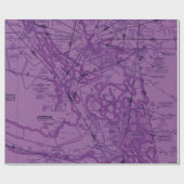 Papier Cadeau Graphique aéronautique (Plat)