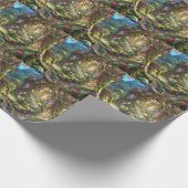 Papier Cadeau Graphique de la forêt de Fairyland (Coin)