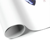 Papier Cadeau Graphique en pierre à naître (Coin rond)