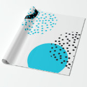 Papier Cadeau Graphique moderne, simple, tendance, en cercle urb (Déroulé)