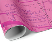 Papier Cadeau Graphique TAC de Phoenix (Coin rond)