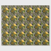 Papier Cadeau Graphiques Citron Espagnol (Plat)