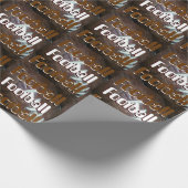 Papier Cadeau Graphiques de football (Coin)