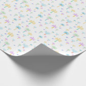 Papier Cadeau Graphiques Rétro Palmiers  (Coin)