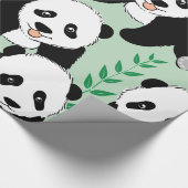 Papier Cadeau Graphisme des ours de panda (Coin)