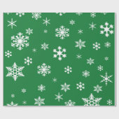 Papier Cadeau Gras Flammes de neige blanches sur Gras Gratuit Va (Plat)