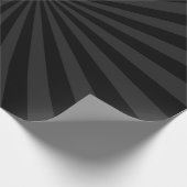 Papier Cadeau Gras Noir et Charcoal Burst Personnaliser Cette (Coin)