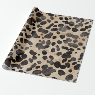 Papier Cadeau Gras & Poster de animal élégant - Design chic Leop