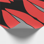 Papier Cadeau Gras rouge lèvres Pop Art