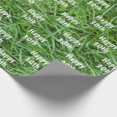 Papier Cadeau Grass vert 30e Anniversaire papier d'enveloppement (Coin)