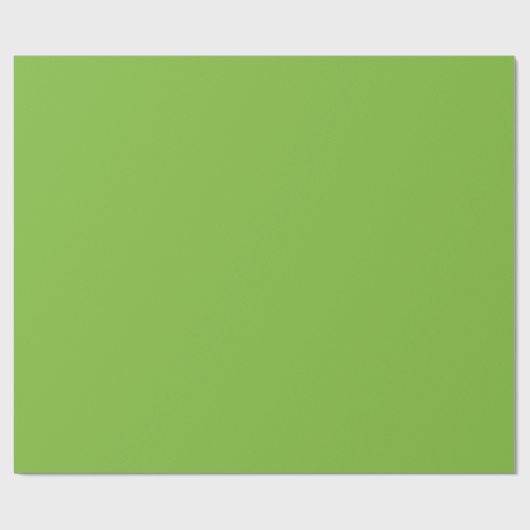 Papier Cadeau Grasshopper vert couleur pâle (Plat)